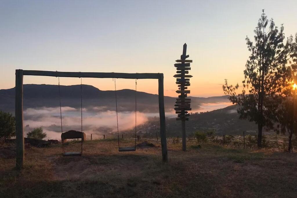 Aussicht bei Sonnenuntergang