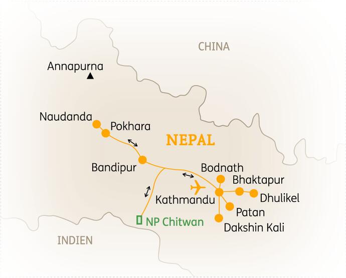 15 Tage Nepal Rundreise Höhepunkte 2020