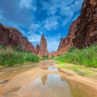 Flusslauf in Wadi Disah
