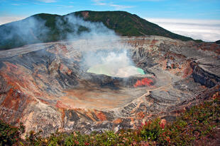 Krater des Poas Vulkans