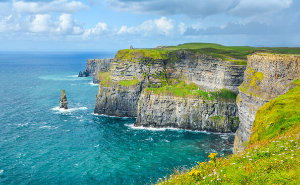 Blick auf Cliffs of Moher