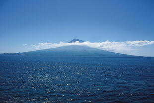 Blick auf die Insel Pico 