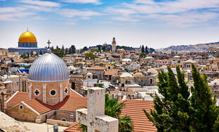 Blick über Jerusalem