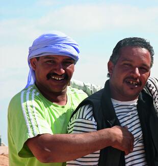 Ihre Reiseleiter Hamed und Hussein Mousa