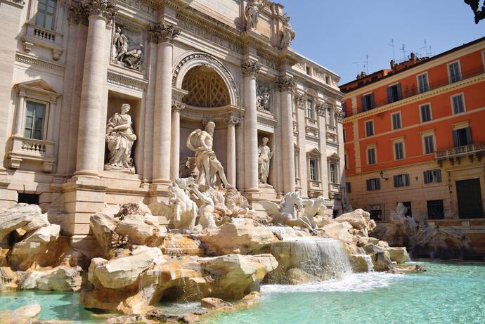 Trevi Brunnen in Rom