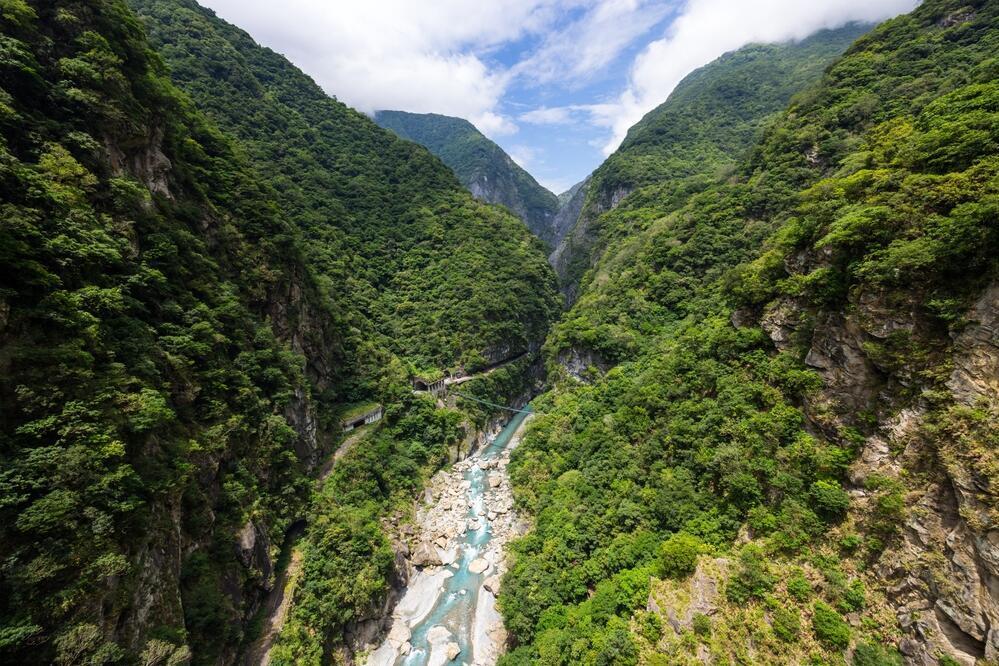 Schlucht im Taroko Nationalpark
