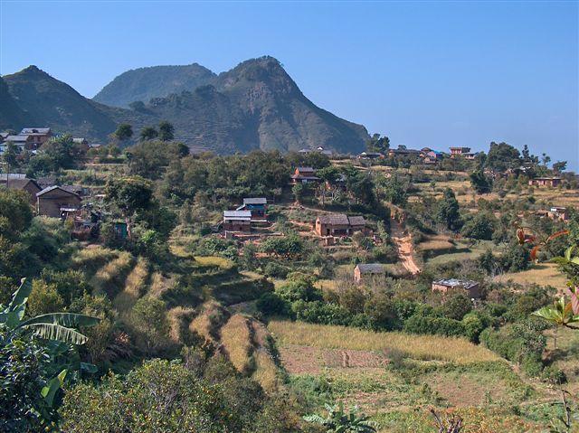 Blick auf das ursprüngliche Dorf Bandipur