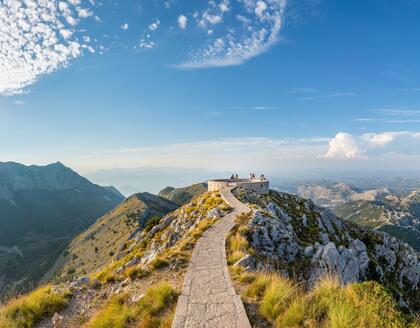 Lovcen Gebirge in Montenegro