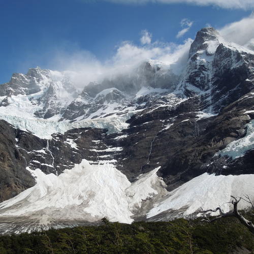 Mächtige Berge im Torres del Paine Nationalpark