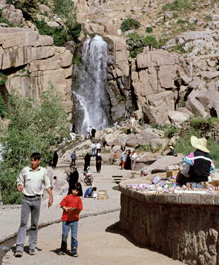 Hamadan Ganj Nameh Wasserfall