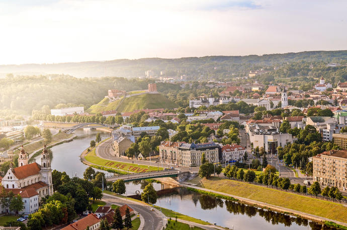 Vilnius - Ausblick auf die Stadt