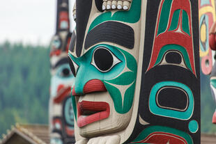 Detailaufnahme Totem 