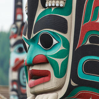 Detailaufnahme Totem 