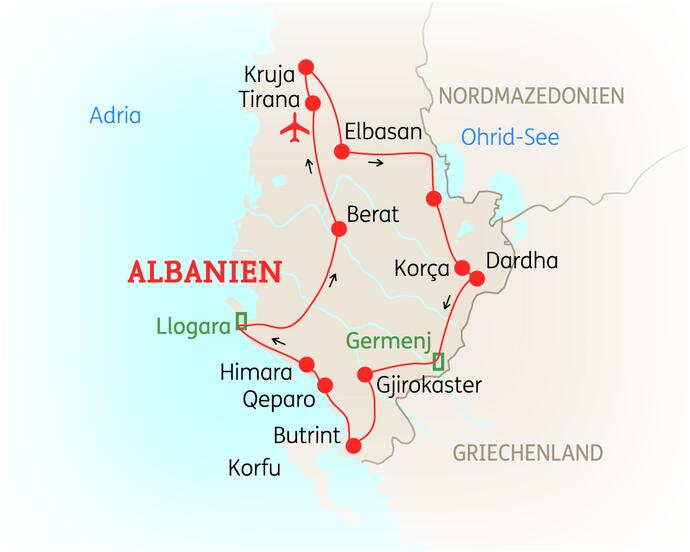 8 Tage Rundreise Albanien Impressionen Reise
