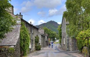Grasmere village in der Grafschaft Cumbria