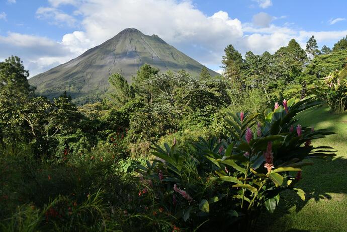 Blick auf den Vulkan Arenal in Costa Rica