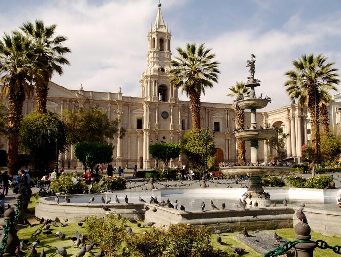 Kathedralplatz von Arequipa