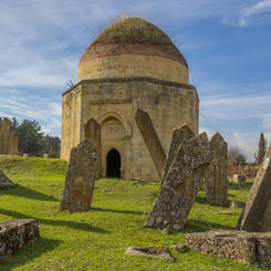 Kuppel des Yeddi Gumbaz Mausoleums