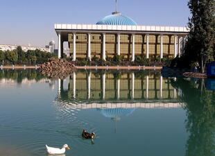 Teich in Taschkent