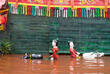 Traditionelles Wasserpuppentheater