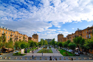 Wolken über Yerevan