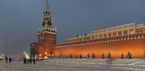 Moskauer Kreml im Abendlicht