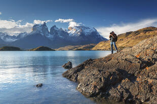 Perfekte Fotomotive im Torres del Paine Nationalpark