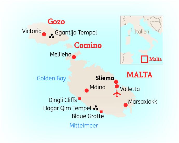 7 Tage Malta Standardreise Impressionen 2023