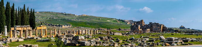 Ruinen Hierapolis Pamukkale Türkei Sehenswürdigkeiten