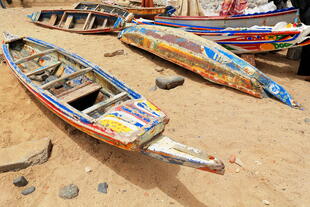 Fischerboote - Senegal Sehenswürdigkeit