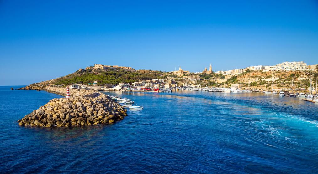 Alter Hafen von Mgarr auf Gozo, Malta, Malta Reisen