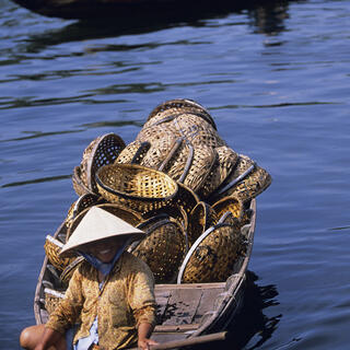 Boote auf dem Mekong