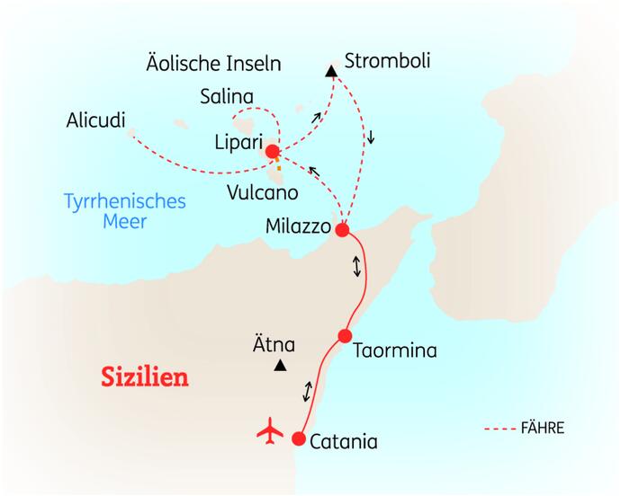 9 Tage Sizilien Äolische Inseln Rundreise Wandern 2023