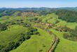 Bergpanorama der Usambara Bergregion