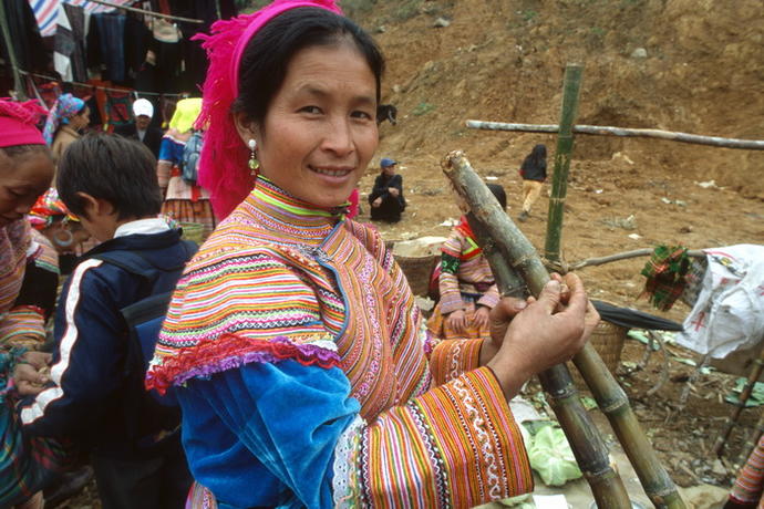 Hmong-Frau