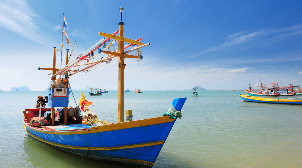 Traditionelles Boot in Hua Hin