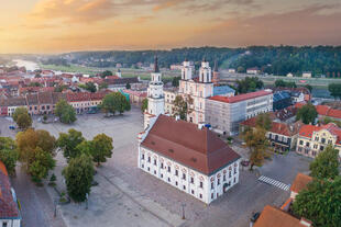 Blick auf die Altstadt von Kaunas 