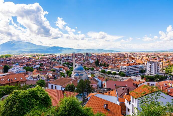 Blick über Prizren 