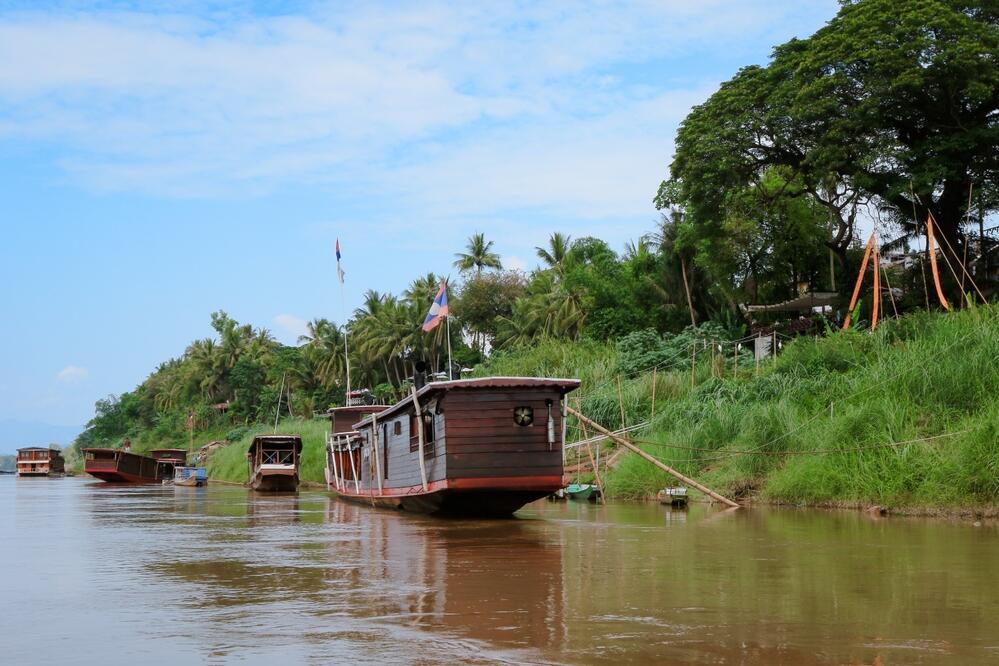 Bootsfahrt auf dem Mekong