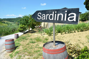 Hier entlang Richtung Sardinien