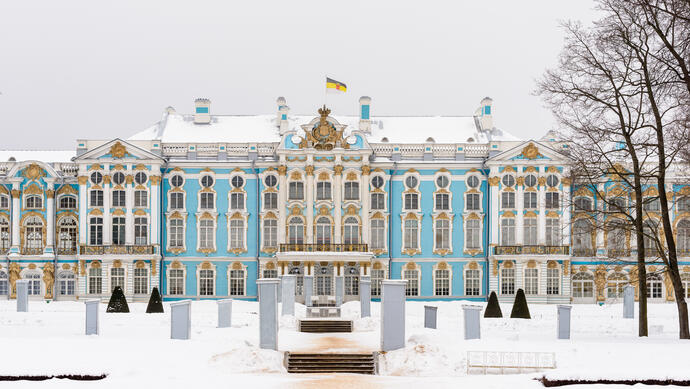 Katharinenpalast in Puschkin nahe St. Petersburg 