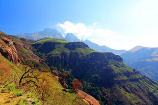 Landschaftliche Umgebung der Drakensberge