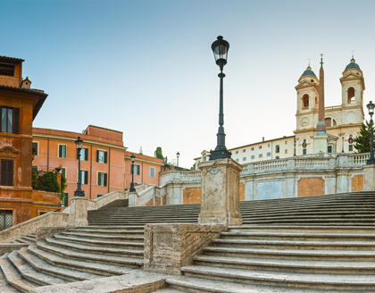 Panorama der Spanischen Treppe