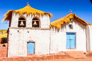 Traditionelle Häuser in San Pedro de Atacama