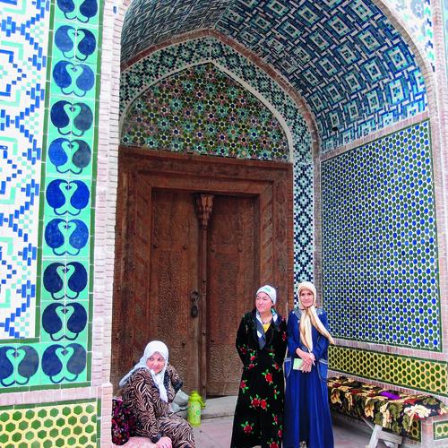 traditionelle usbekische Frauen 