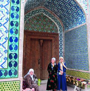 traditionelle usbekische Frauen 