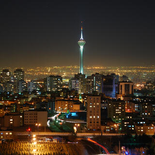 Teheran bei Nacht 