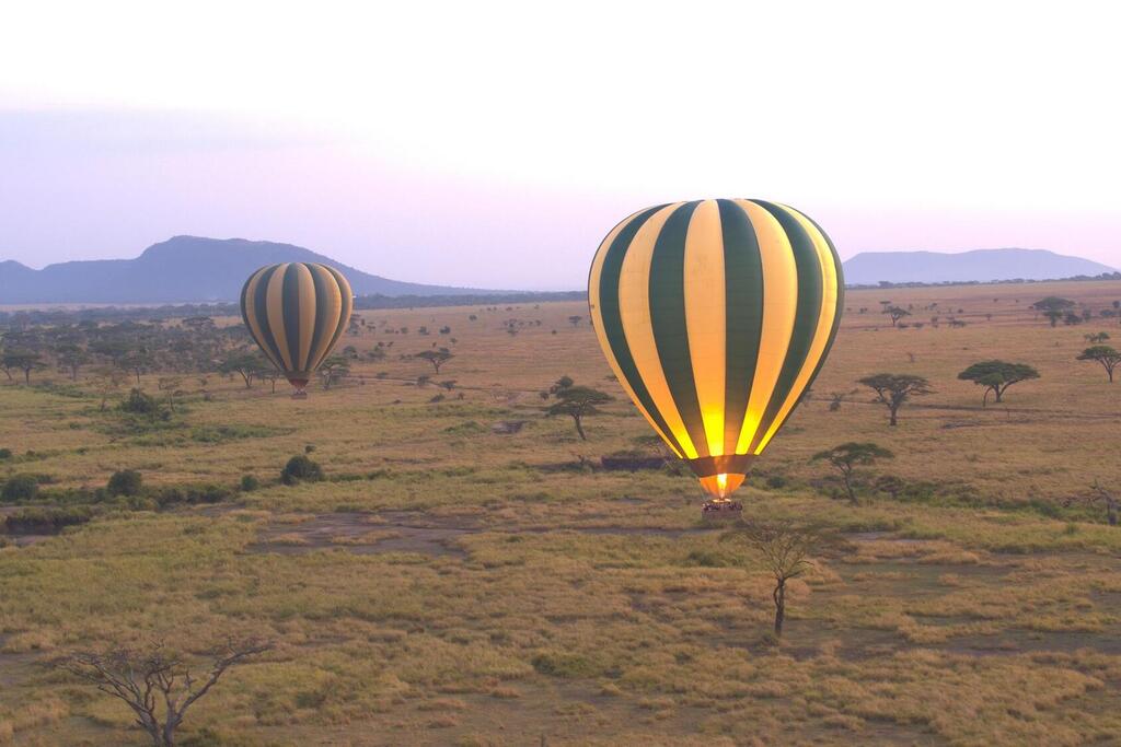 Heißluftballonfahrt über Serengeti