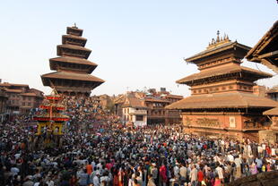 Kulturelles Fest in Bhaktapur