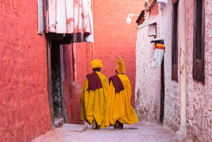 Junge tibetische Mönche